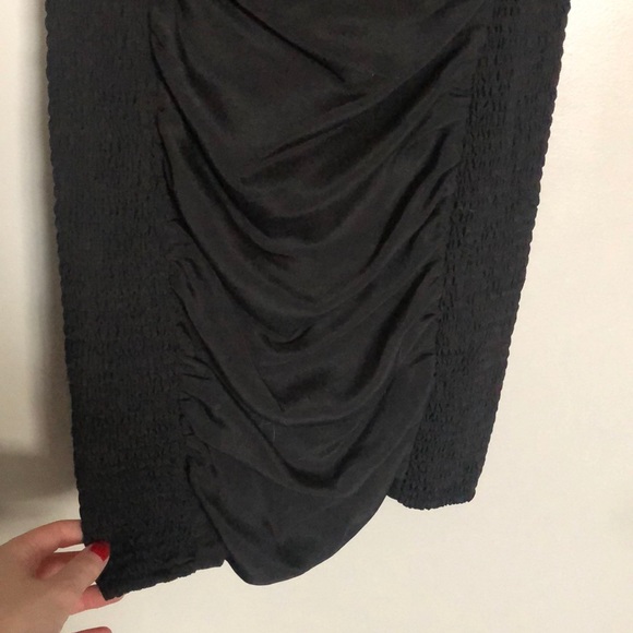 BCBGeneration dress with leather sleeves, size 2 - Picture 6 of 6